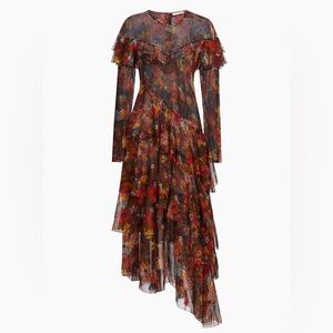 Doen Alouette Floral Sheer Layered Dress